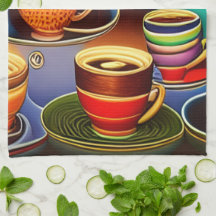 Däcklig mark av Kaffe koppar