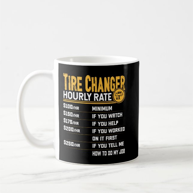 Däcktekniker Timlön Kaffemugg (Vänster)