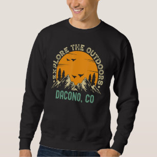 Dacono Colorado utforska utomhus Lång Ärmad Tröja