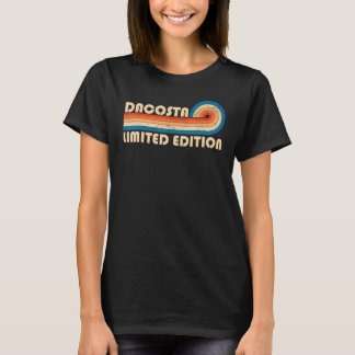 DACOSTA Surname Retro Vintage 80s 90s Birthday Reu T Shirt