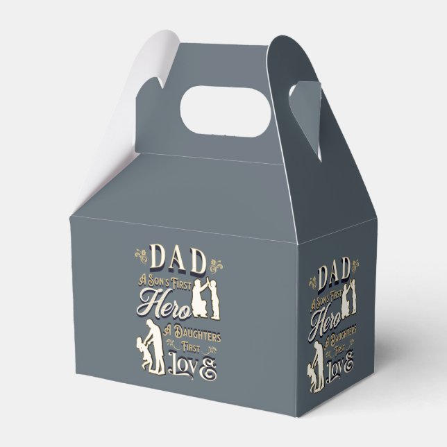 Dad A Son's First A Daughters First Love Presentaskar (Framsidan Sidan)