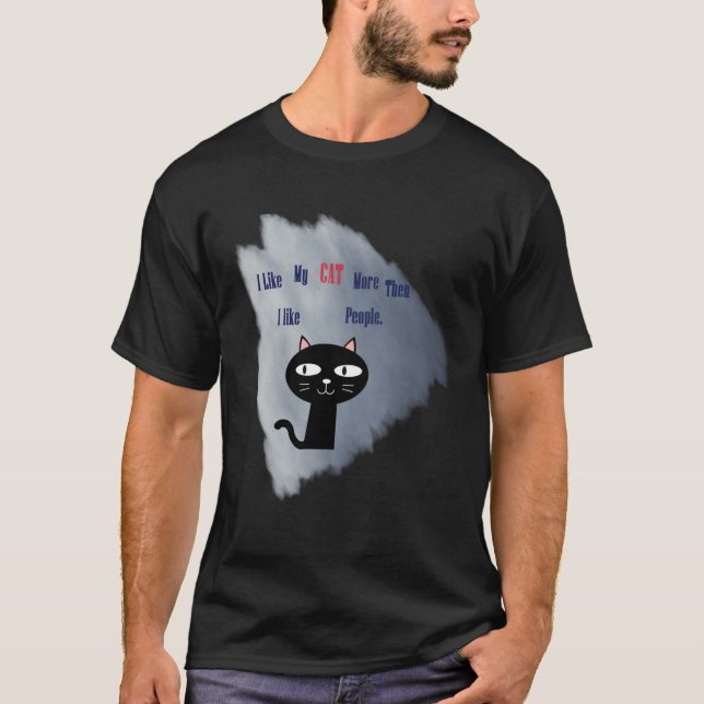 Dad and Mom loves Cat T Shirt (Framsida)