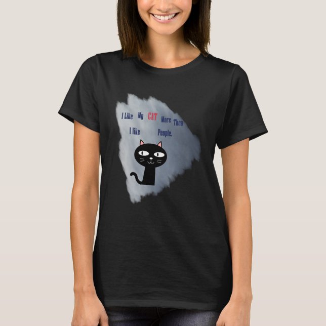 Dad and Mom loves Cat T Shirt (Framsida)