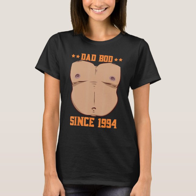 Dad Bod Since 1994 Father s Day Beer Belly T Shirt (Framsida)