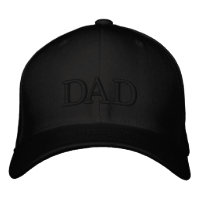 DAD-bokstavshatt – Enkel broderad stil
