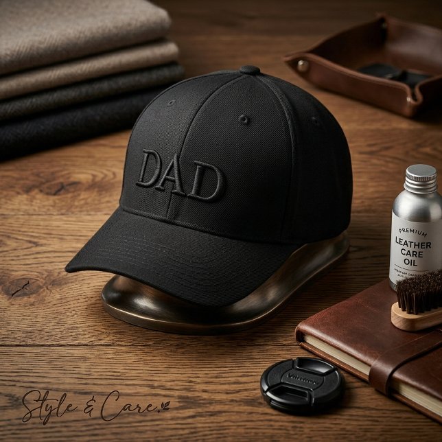 DAD-bokstavshatt – Enkel broderad stil Keps (DAD Lettering Hat – Simple Embroidered Style)