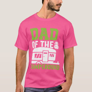 Dad Camper Camp Lover Campfire Funny Camping Fathe T Shirt