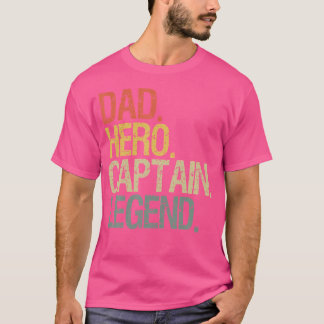 Dad Captain Boat T Shirt