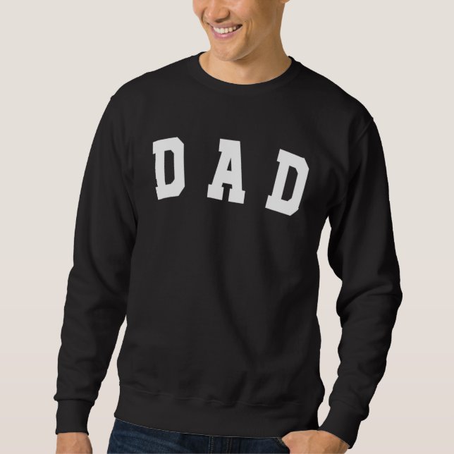 Dad Cool Fathers Day Idea for Papa  Dads Men Lång Ärmad Tröja (Framsida)