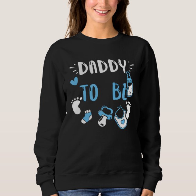 Dad Daddy To Be  Baby Boy Sayings T Shirt (Framsida)