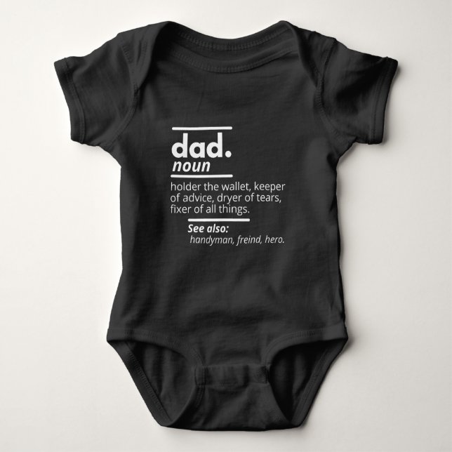 Dad Dictionary Definition - Funny Fathers Day Gift T Shirt (Framsida)