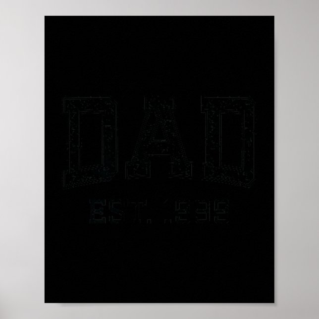 Dad Est 1999 Dad D Husband Father Grandpa  Poster (Framsidan)
