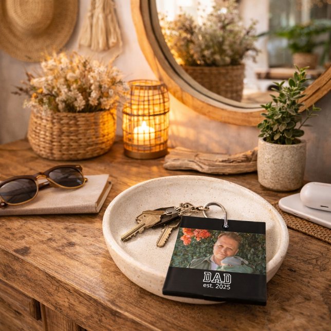 Dad Established Custom Year Photo Father Keepsake (Skapare uppladdad)