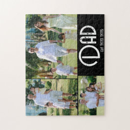 Dad Established Grunge text 3 photo Pussel