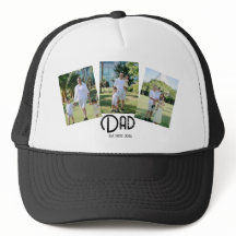Dad Established Grunge Text Black 3 Photo