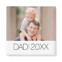 Dad Established Modern photo year design 