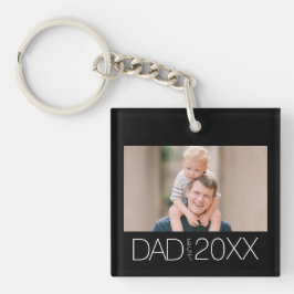 Dad Established Modern Script Photo 