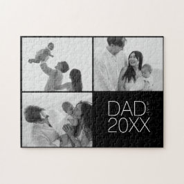 Dad Established Three Photograph  Pussel