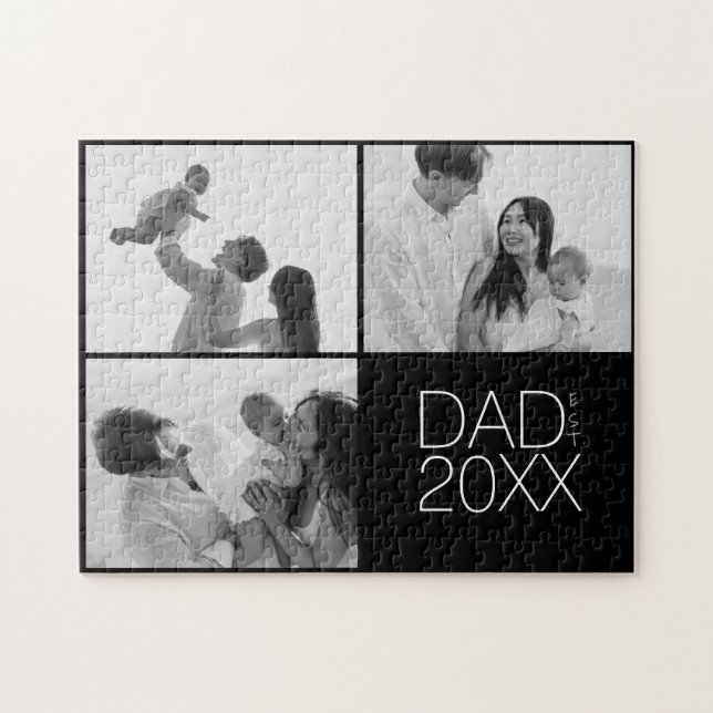 Dad Established Three Photograph  Pussel (Horisontell)