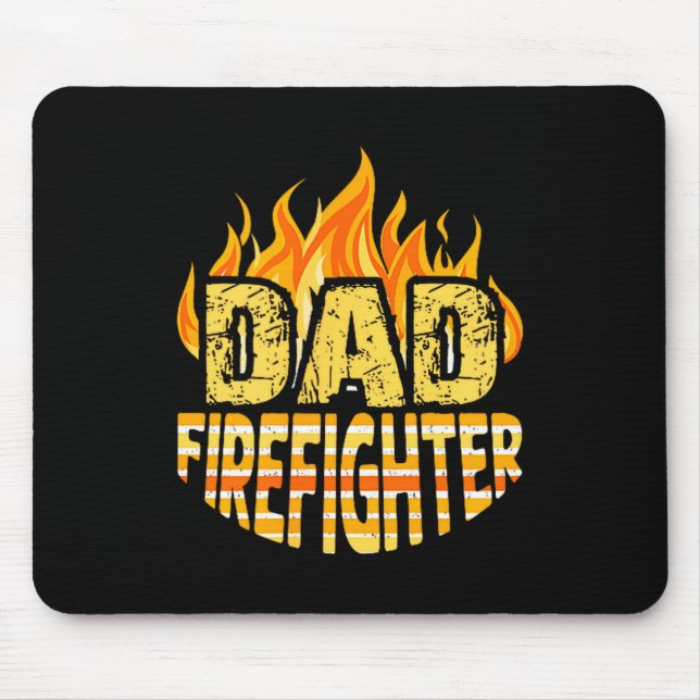 Dad Firefighter Fireman Gift Proud Firefighter Quo Musmatta (Framsidan)