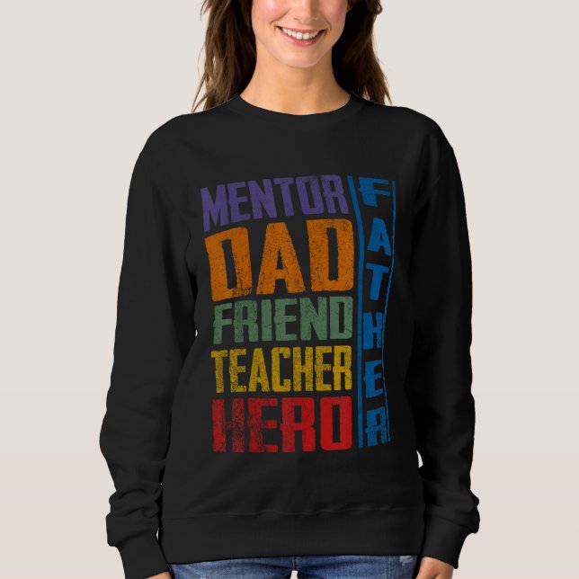 Dad Friend Teacher Fathers Day T Shirt (Framsida)