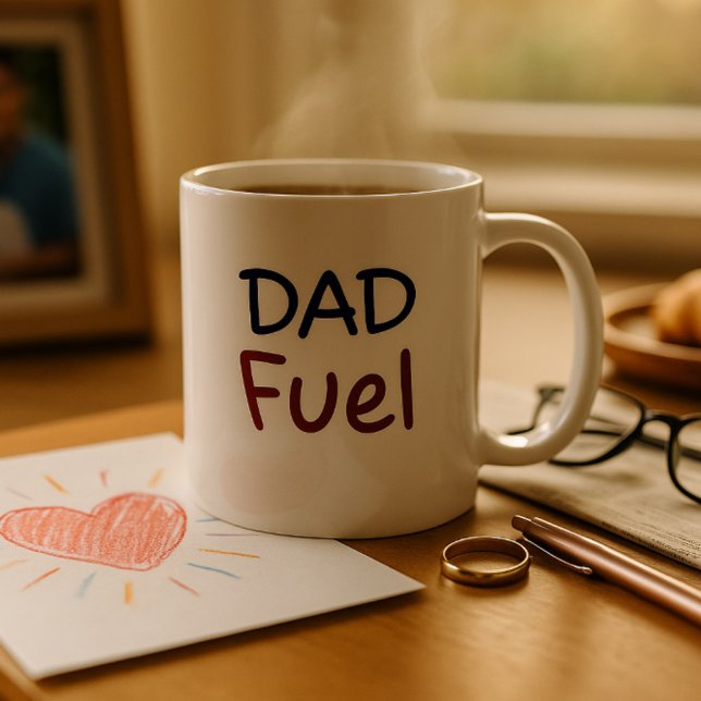 Dad Fuel Funny  Kaffemugg (Skapare uppladdad)