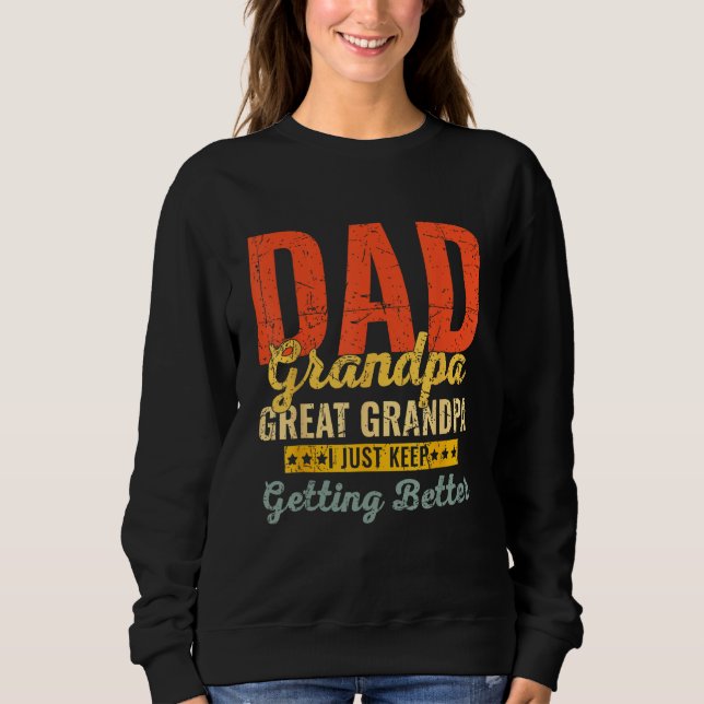 Dad Grandpa Great Grandpa For Fathers Day T Shirt (Framsida)