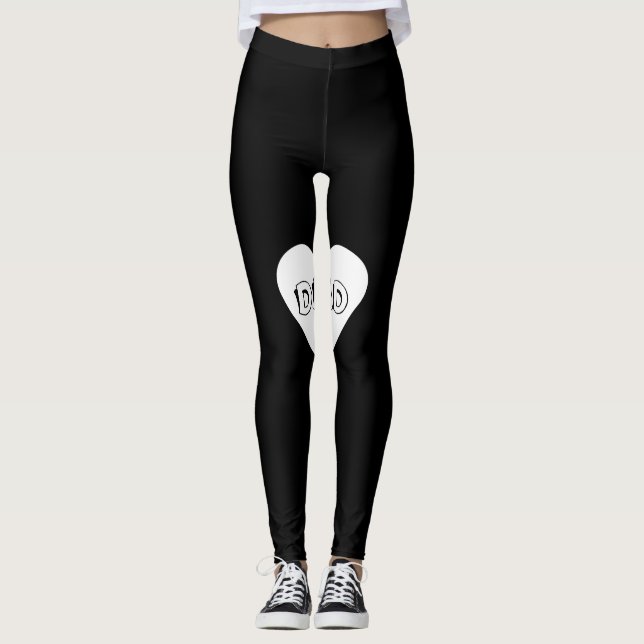 dad heart leggings (Framsida)