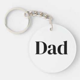 Dad Is Mentor, Guide, Strength & Heart Keychain