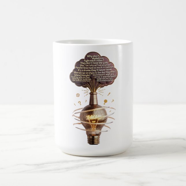 Dad Joke Generator T Shirt, Funny Dad Gift Kaffemugg (Center)