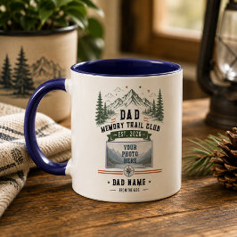 Dad Memory Trail Club | Fars dag-fotografi Mugg