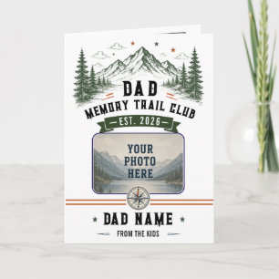 Dad Memory Trail Club Fars dag-foton Kort
