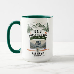 Dad Memory Trail Club Fars dag-foton Mugg