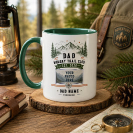 Dad Memory Trail Club | Fars dag-foton Mugg