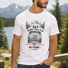 Dad Memory Trail Club | Fars dag-foton T Shirt
