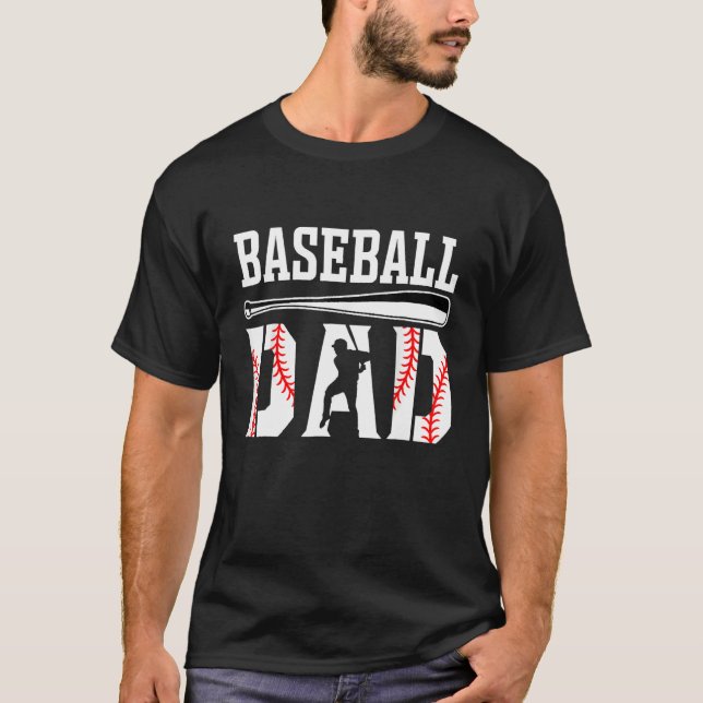 Dad Of Ballers Softball Baseball Player Dad Father T Shirt (Framsida)