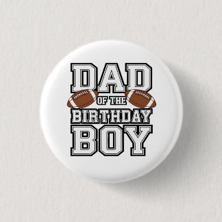 Dad of the Birthday Boy Football Lover Family birt Knapp