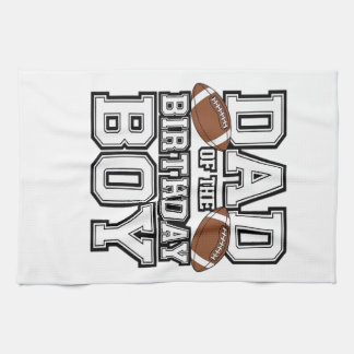 Dad of the Birthday Boy Football Lover Family birt Kökshandduk