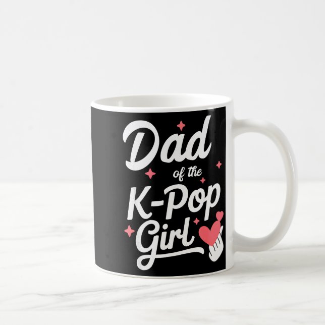 Dad Of The K P Girl K-p Fashion Men  Kaffemugg (Höger)