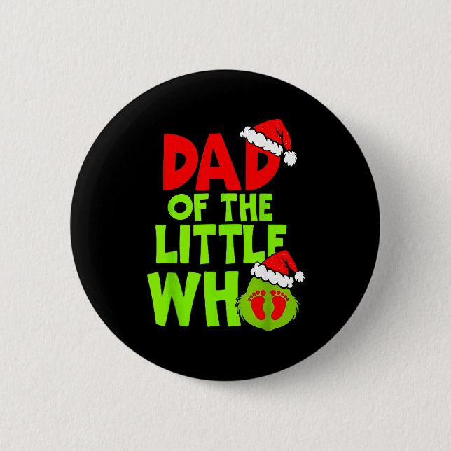 Dad Of The Little Who Funny Christmas Pregnancy An Knapp (Framsida)