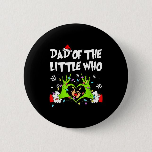 Dad Of The Little Who Funny Christmas Pregnancy An Knapp (Framsida)