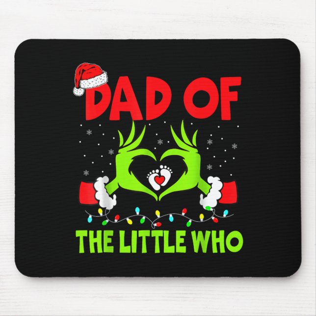 Dad Of The Little Who Funny Christmas Pregnancy An Musmatta (Framsidan)