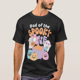 Dad of the Spooky One Hippie Halloween T Shirt