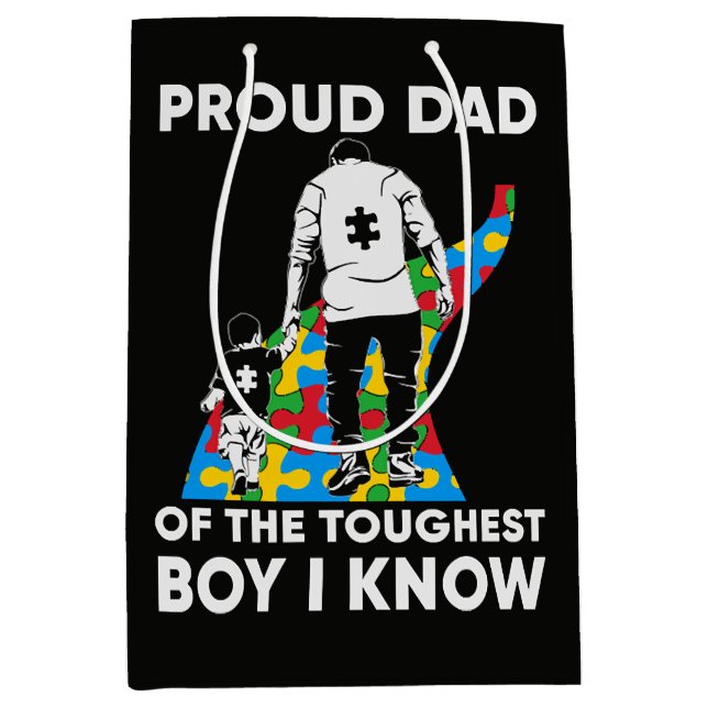 Dad Puzzle Autism Awareness Gift for Birthday (Framsidan)