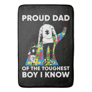 Dad Puzzle Autism Awareness Gift for Birthday Badrumsmatta