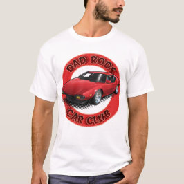 Dad Rods Car Club Red Pantera Car T-Shirt