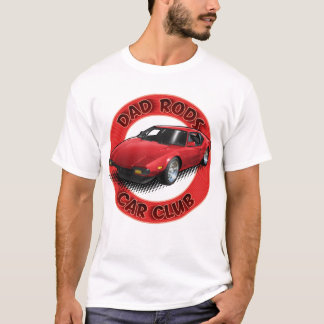 Dad Rods Car Club Röd Pantera Bil T-Shirt