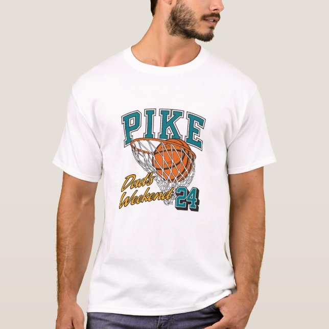 Dad’s Weekend Basketball 24 T Shirt (Framsida)