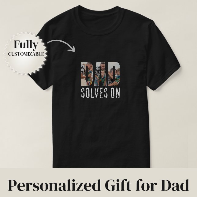 Dad Solves On T Shirt (Dad Solves On T-Shirt)