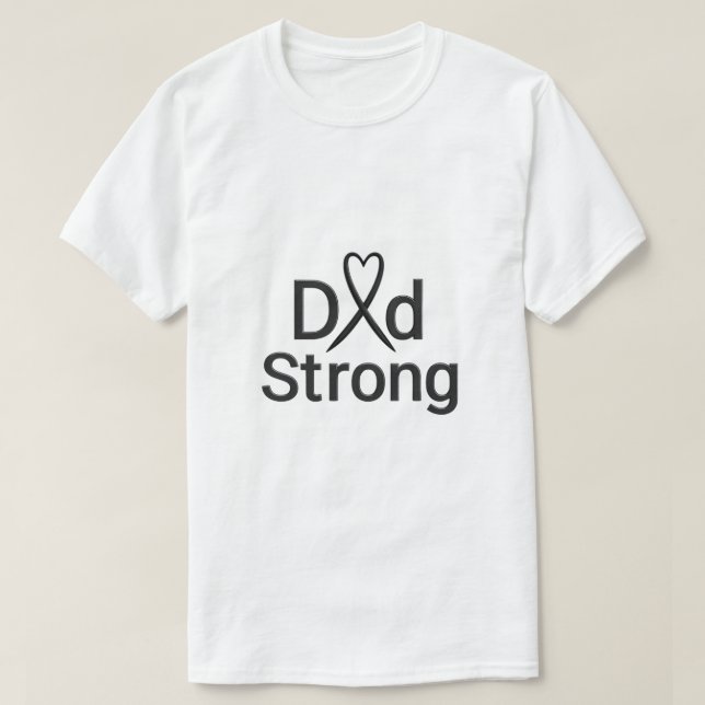 Dad Strong Cancer Awareness Shirt – Strong Dad Ins T (Design framsida)